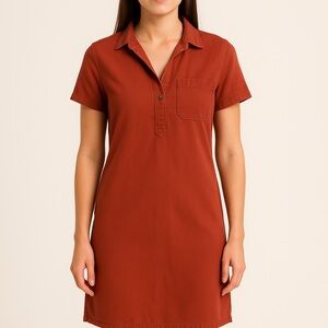 GAP Rust Short Sleeve Dress